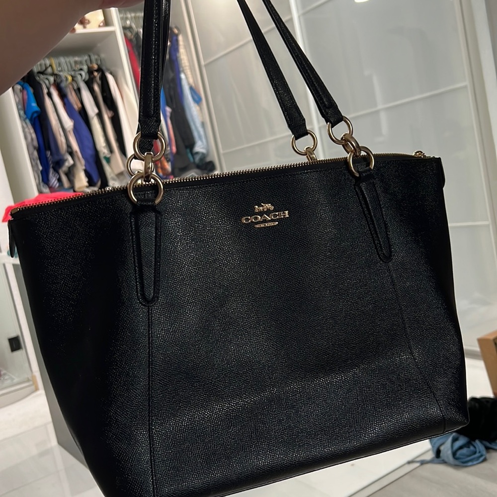 Leather Coach Purse Tote
